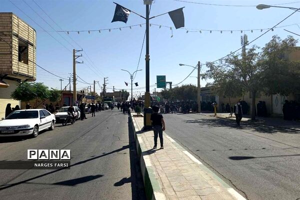 عزاداری اربعین حسینی(ع) در شهر جعفریه قم