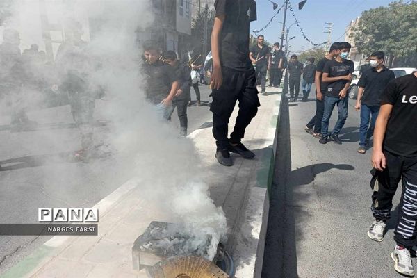 عزاداری اربعین حسینی(ع) در شهر جعفریه قم