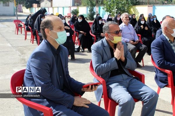 نواخته شدن زنگ ایثار و مقاومت درمدارس شهرستان گلوگاه