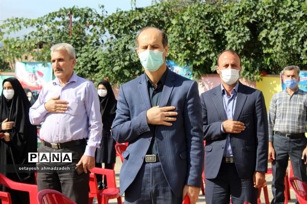 نواخته شدن زنگ ایثار و مقاومت درمدارس شهرستان گلوگاه