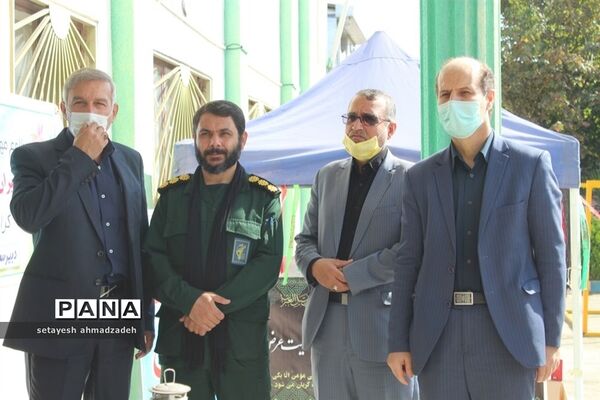 نواخته شدن زنگ ایثار و مقاومت درمدارس شهرستان گلوگاه