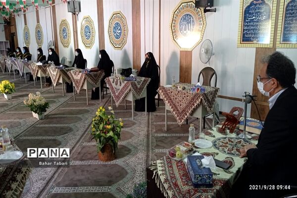 نواختن زنگ ایثار و مقاومت در منطقه ۵ تهران