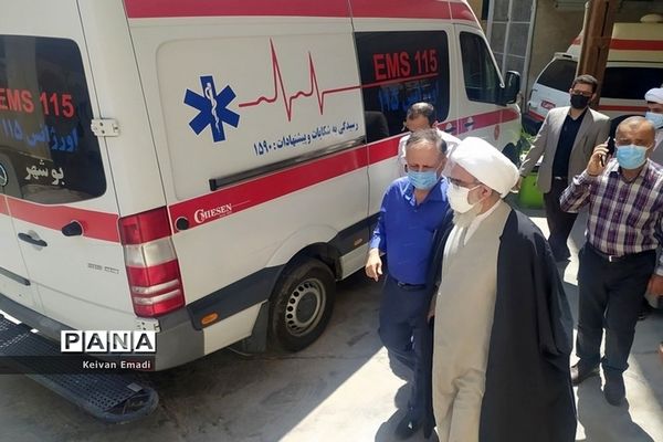 بازدید نماینده ولی فقیه در استان و امام جمعه بوشهر از اورژانس بوشهر