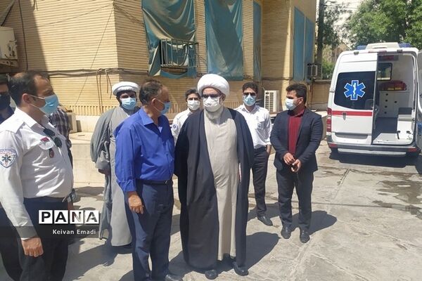 بازدید نماینده ولی فقیه در استان و امام جمعه بوشهر از اورژانس بوشهر