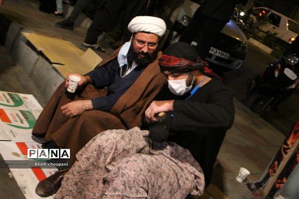 برپایی موکب حضرت خدیجه (س) در منطقه ۱۴