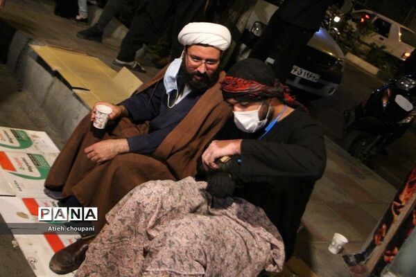 برپایی موکب حضرت خدیجه (س) در منطقه ۱۴