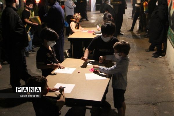 برپایی موکب حضرت خدیجه (س) در منطقه ۱۴