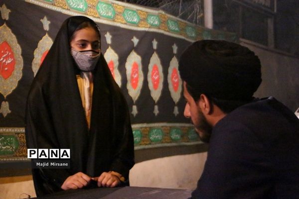 برپایی موکب حضرت خدیجه (س) در منطقه ۱۴