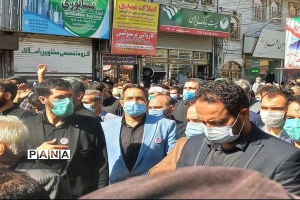 برگزاری مراسم تشییع شهید عابدی در مشکین دشت کرج