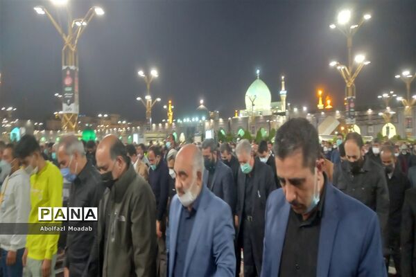 حال و هوای صحن حرم امام رضا (ع) در شب رحلت پیامبر (ص)  و شهادت امام حسن مجتبی (ع)