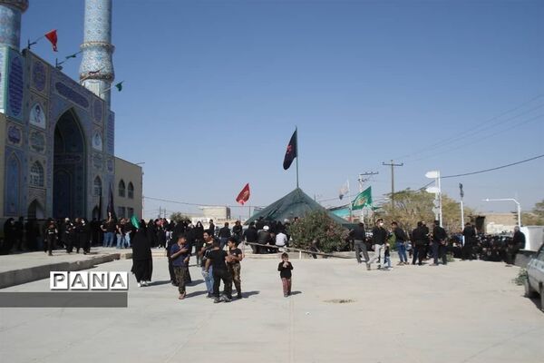 مراسم پیاده‌روی به مناسبت ۲۸ صفر در مهردشت ابرکوه