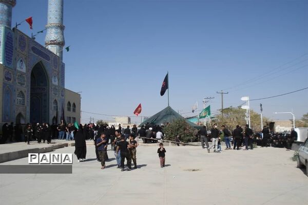 مراسم پیاده‌روی به مناسبت ۲۸ صفر در مهردشت ابرکوه