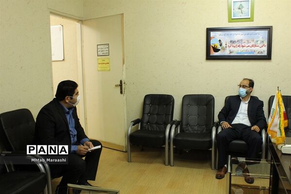 بازدید معاون پرورشی و فرهنگی اداره کل آموزش و پرورش از سازمان دانش آموزی خوزستان