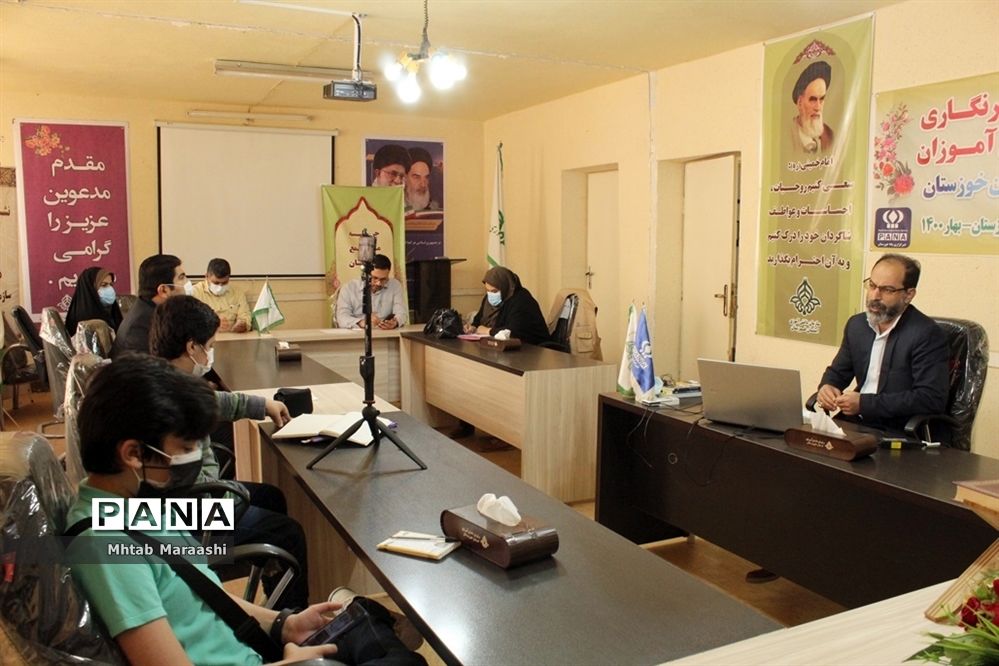 بازدید معاون پرورشی و فرهنگی اداره کل آموزش و پرورش از سازمان دانش آموزی خوزستان