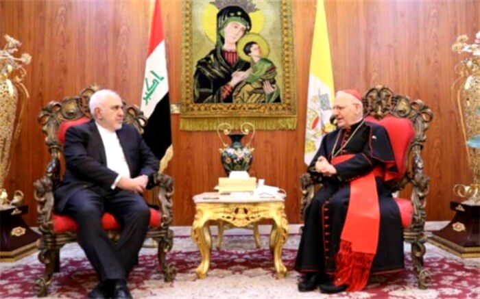 گفت‌وگوی ظریف با سراسقف کلیسای کاتولیک کلدانیان جهان