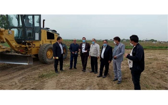 بازدید مدیر آموزش و پرورش پارس آباد از آغاز عملیات اجرایی احداث اردوگاه دانش آموزی شهید سلیمانی