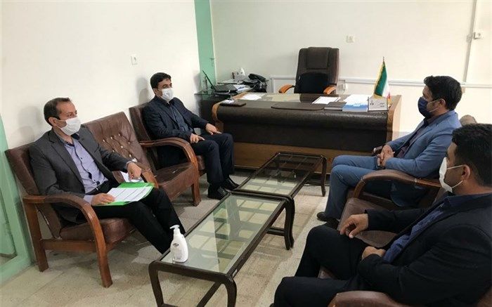 بازدید معاون تربیت بدنی و سلامت اداره کل آموزش و پرورش استان از اداره آموزش و پرورش منطقه انگوران