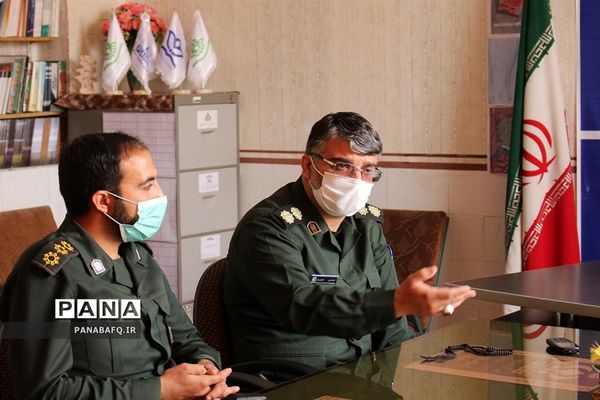 بازدید فرمانده سپاه بافق از دفتر خبرگزاری پانا این شهرستان