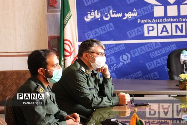 بازدید فرمانده سپاه بافق از دفتر خبرگزاری پانا این شهرستان