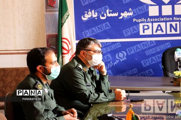 بازدید فرمانده سپاه بافق از دفتر خبرگزاری پانا این شهرستان