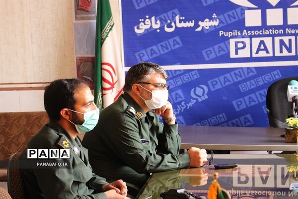 بازدید فرمانده سپاه بافق از دفتر خبرگزاری پانا این شهرستان