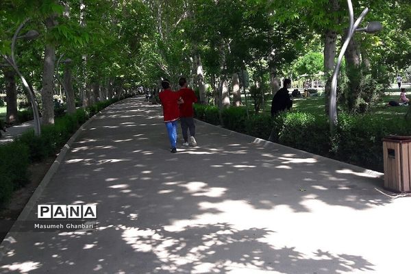 حال و هوای بوستان‌ها در ایام تمدید وضعیت قرمز کرونایی