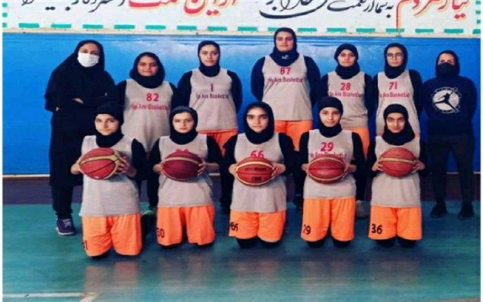 افتخارآفرینی دختران بلندقامت بهارستان در مسابقات استانی بسکتبال