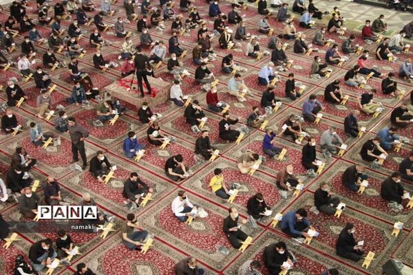 برگزاری شب قدر در حرم حضرت محمد هلال بن علی آران و بیدگل