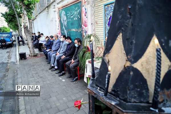 آیین گلباران محل شهادت استاد مرتضی مطهری