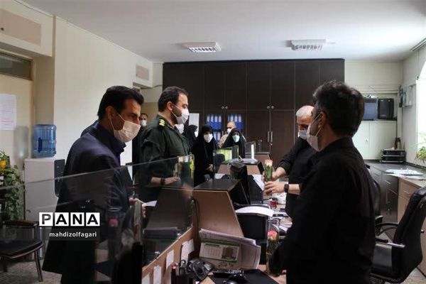 دیدار فرمانده سپاه حضرت عبدالعظیم حسینی (ع) با  مدیر آموزش و پرورش ناحیه دو شهر ری