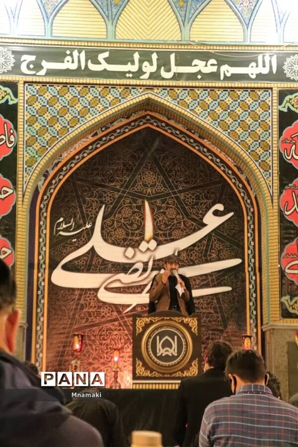 مراسم احیا شب بیست و یکم رمضان در صحن حرم مطهر حضرت محمد هلال بن علی (ع)