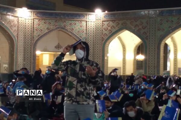 مراسم احیای شب قدر در حرم مطهر رضوی
