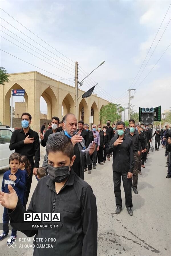 اقامه عزای شهادت مولی الموحدین در شهر دارالشجاعه بافق