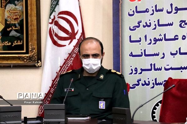 برگزاری نشست خبری مسئول سازمان بسیج سازندگی سپاه عاشورا آذربایجان شرقی