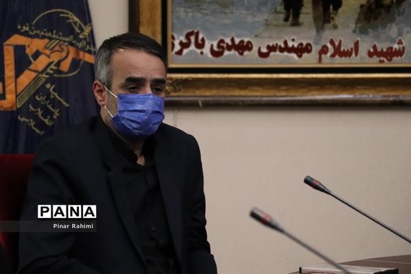 برگزاری نشست خبری مسئول سازمان بسیج سازندگی سپاه عاشورا آذربایجان شرقی