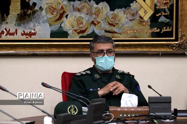 برگزاری نشست خبری مسئول سازمان بسیج سازندگی سپاه عاشورا آذربایجان شرقی