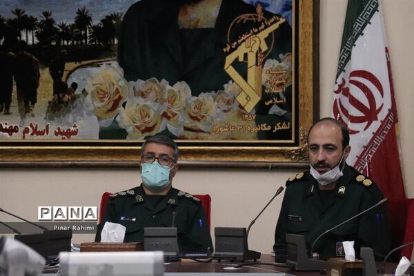 برگزاری نشست خبری مسئول سازمان بسیج سازندگی سپاه عاشورا آذربایجان شرقی