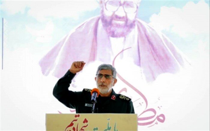 سردار قاآنی: نیروی قدس سپاه الگو و شاخص مجاهدان و علاقه‌مندان فرهنگ مقاومت است