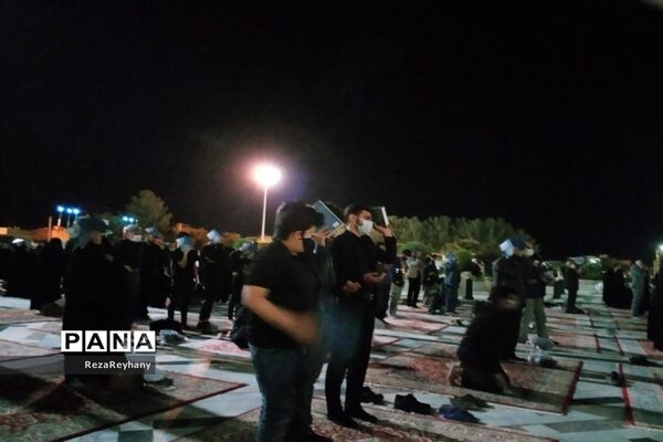 مراسم شب بیست و سوم ماه رمضان در زیارتگاه شهید مدرس کاشمر