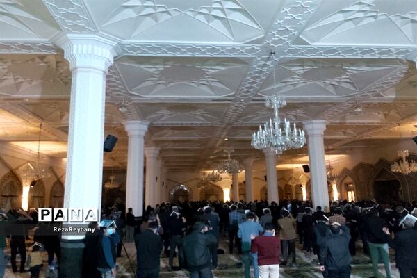مراسم شب بیست و سوم ماه رمضان در زیارتگاه شهید مدرس کاشمر