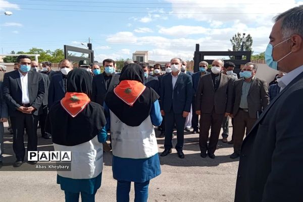 آیین افتتاح مجتمع آموزشی شهید فخری زاده قاین