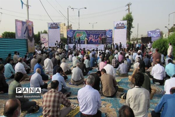 اقامه نماز عید فطر در اهواز