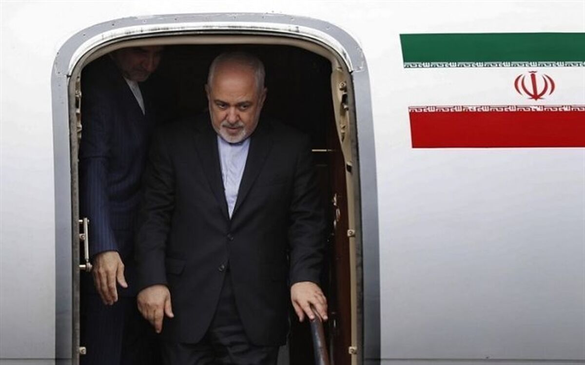 آغاز تور اروپایی وزیر خارجه؛ ظریف وارد مادرید شد