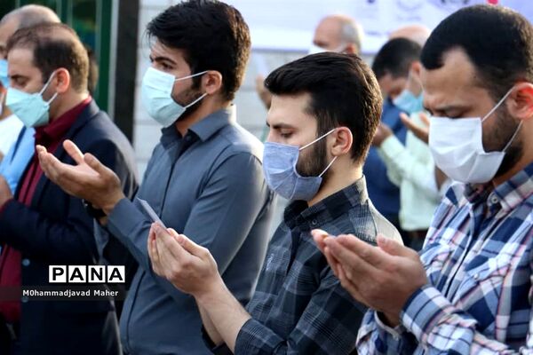 برگزاری نماز عید سعید فطر در فضای باز مصلی شهرستان قدس