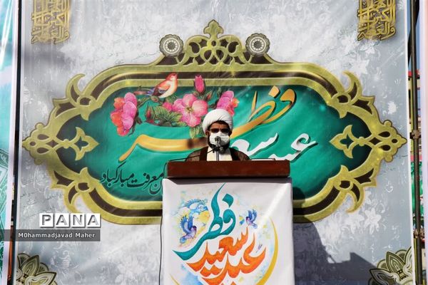 برگزاری نماز عید سعید فطر در فضای باز مصلی شهرستان قدس