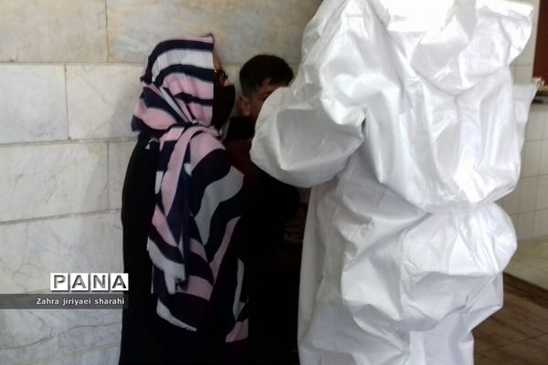 انجام  رایگان تست کرونا برای اهالی خاورشهر