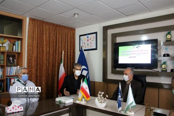 حضور مدیرکل آموزش و پرورش استان درسازمان دانش آموزی در سالروز تاسیس سازمان دانش آموزی