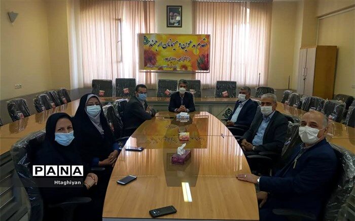 حضور معاون پرورشی و فرهنگی اداره کل آموزش و پرورش استان اصفهان در سازمان دانش آموزی استان اصفهان