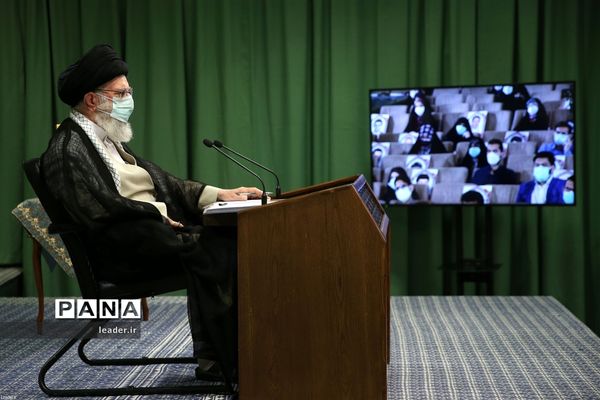نشست تصویری تشکل‌های دانشجویی با رهبر معظم انقلاب اسلامی