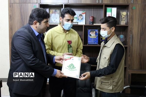 آیین تجلیل از پیشکسوتان و اعضای حوزه ستادی سازمان دانش آموزی خوزستان